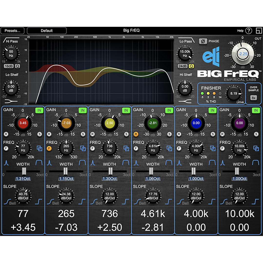 Big Freq Equalizer Plugin By Empirical Labs